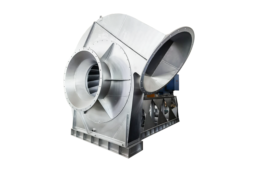 Przemysł metalurgiczny - Wentylator wyciągowy pieca prażenia