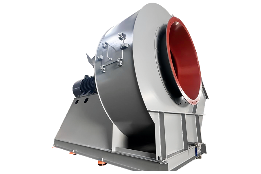 Przemysł materiałów budowlanych - wentylator chłodzący chłodnicę rusztu pieca obrotowego cementu