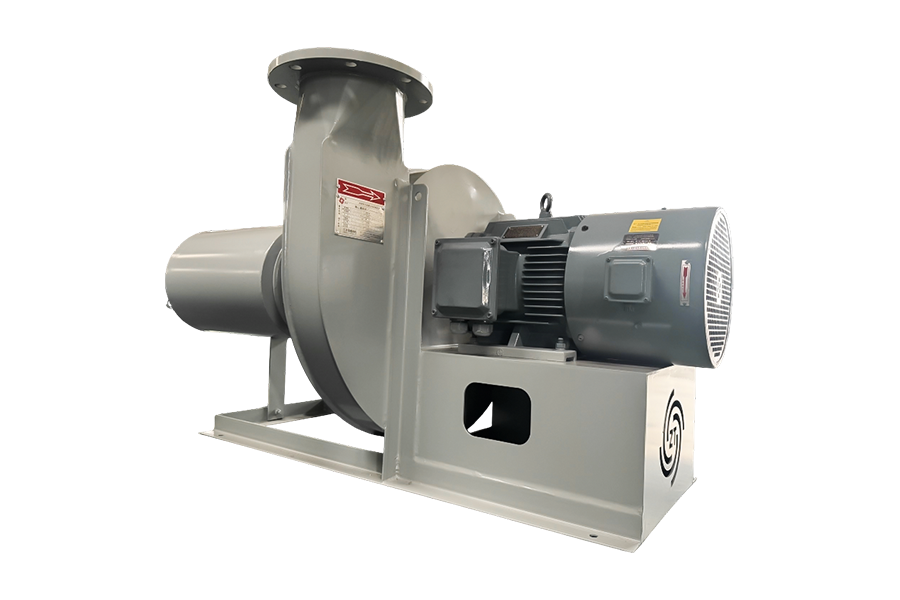 Przemysł ochrony środowiska - System oczyszczania gazów spalinowych Wentylator wspomagany spalaniem