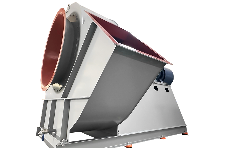 Przemysł materiałów budowlanych - wentylator chłodzący chłodnicę rusztu pieca obrotowego cementu