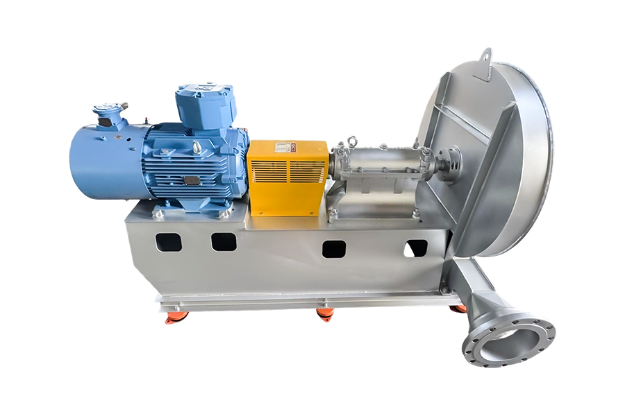 Przemysł ochrony środowiska - Układ oczyszczania gazów spalinowych Wentylator wyciągowy