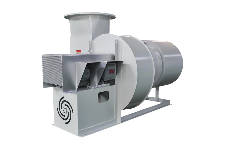 Przemysł ochrony środowiska - System oczyszczania gazów spalinowych Wentylator wspomagany spalaniem
