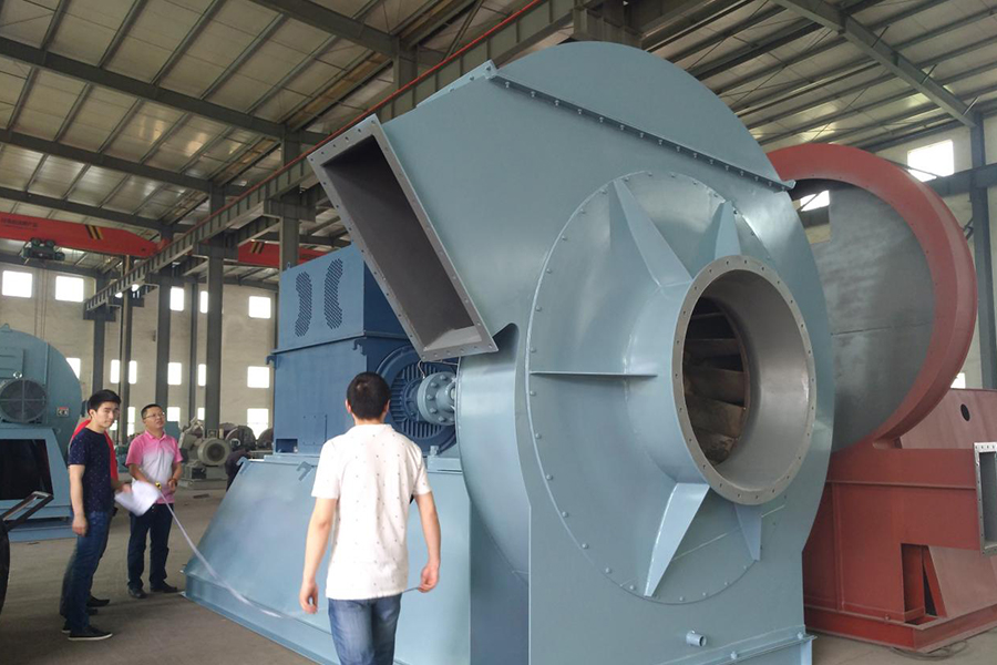 Branża ochrony środowiska - system oczyszczania odpadów stałych i płynnych w piecu obrotowym. Wentylator spalin