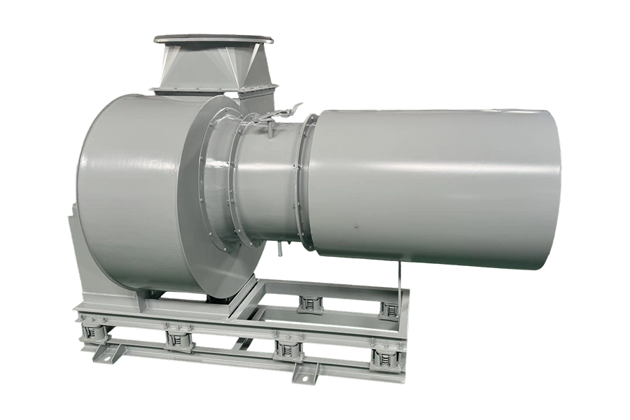 Branża ochrony środowiska - system oczyszczania odpadów stałych i płynnych w piecu obrotowym Wentylator wtórny