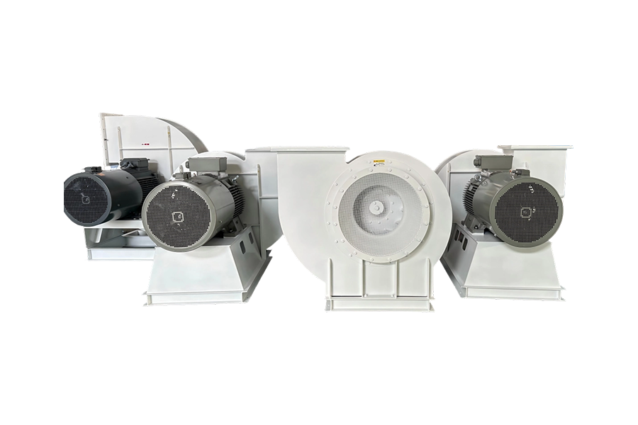 Branża ochrony środowiska - system oczyszczania odpadów stałych i płynnych w piecu obrotowym Wentylator dostarczający tlen